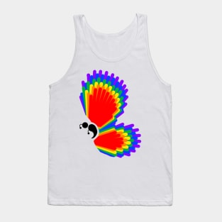 Rainbow Wings Semicolon Butterfly Tank Top